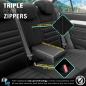 Preview: Auto Sitzbezug Set Universal Vorne und Hinten Komfortabel Komplett Set